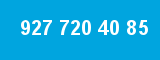 927 720 40 85 927 720 40 85